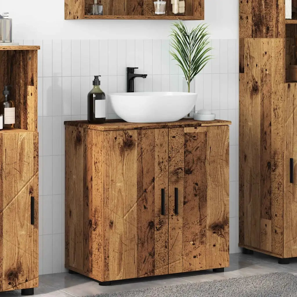 Mobile da Bagno con archiviazione Legno vecchio 61 x 35 x 64 cm
