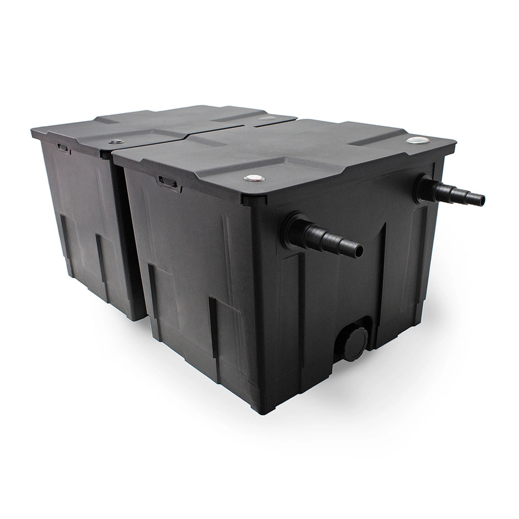 Set filtro a 2 camere 60000l chiarificatore UVC 24W pompa 70W pompa fontana