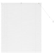 Tendaggi a Veneziana | Tenda a lamelle Bianco 130 x 100 cm Alluminio