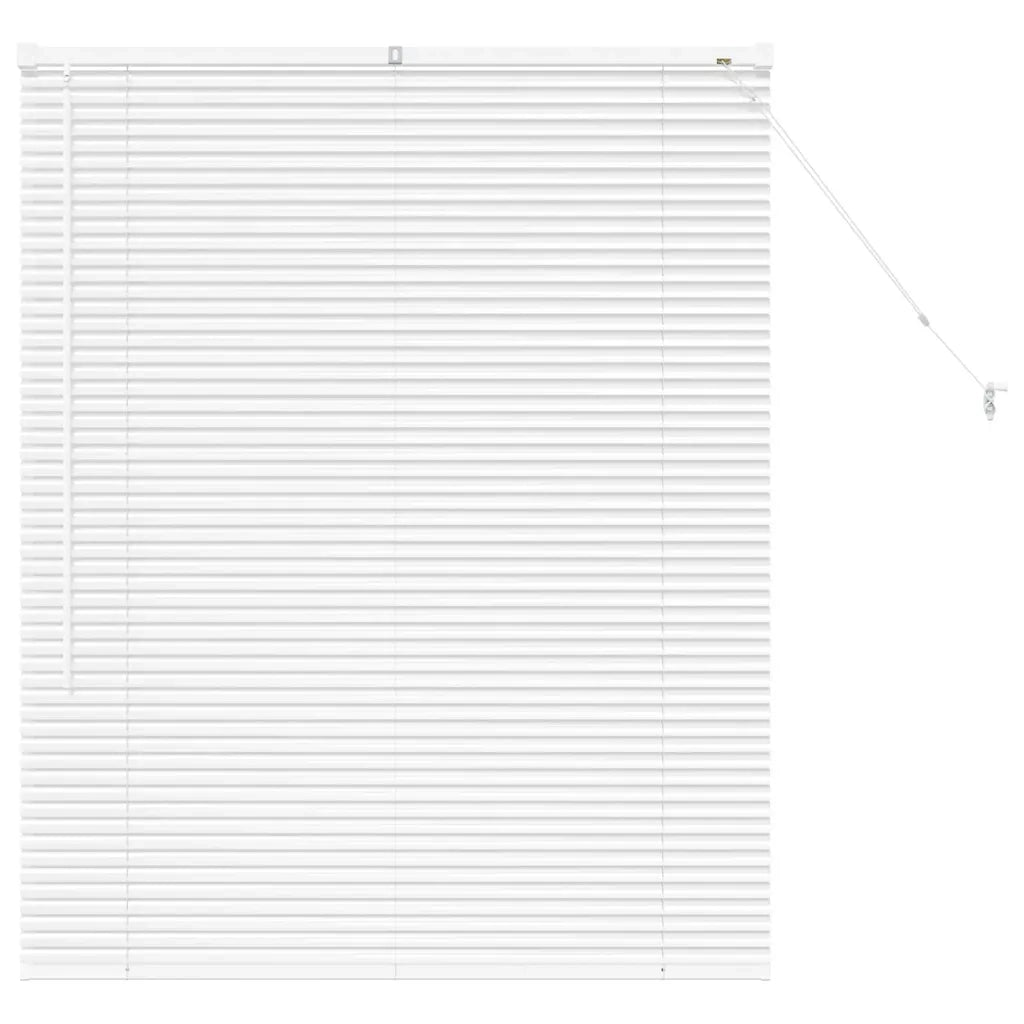 Tendaggi a Veneziana | Tenda a lamelle Bianco 130 x 100 cm Alluminio