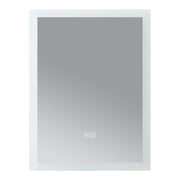 Specchio decorativo moderno a LED per il bagno 60 x 45 x 3 cm bianco 03_0010170