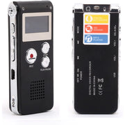 Trade Shop - Registratore Vocale Digitale Professionale 8 Gb Schermo Lcd Funzione Mp3 Q-ly77 -