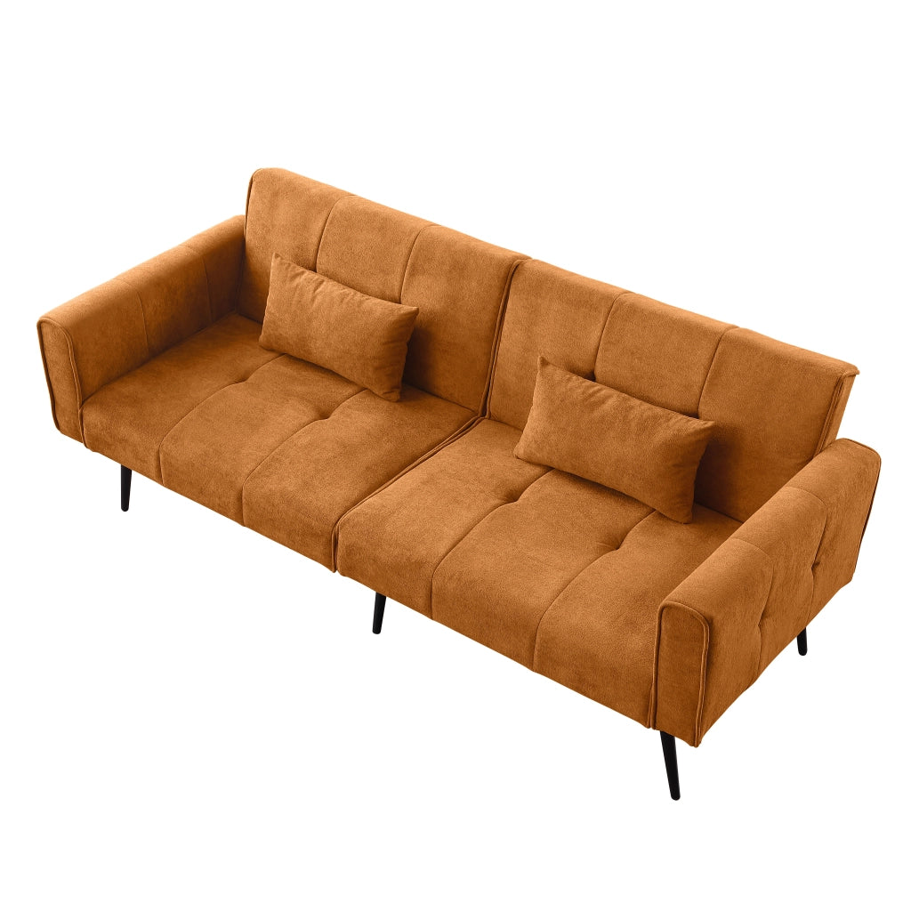 Divano letto futon imbottito - Zephmum- 68" modulare pieghevole per spazi compatti