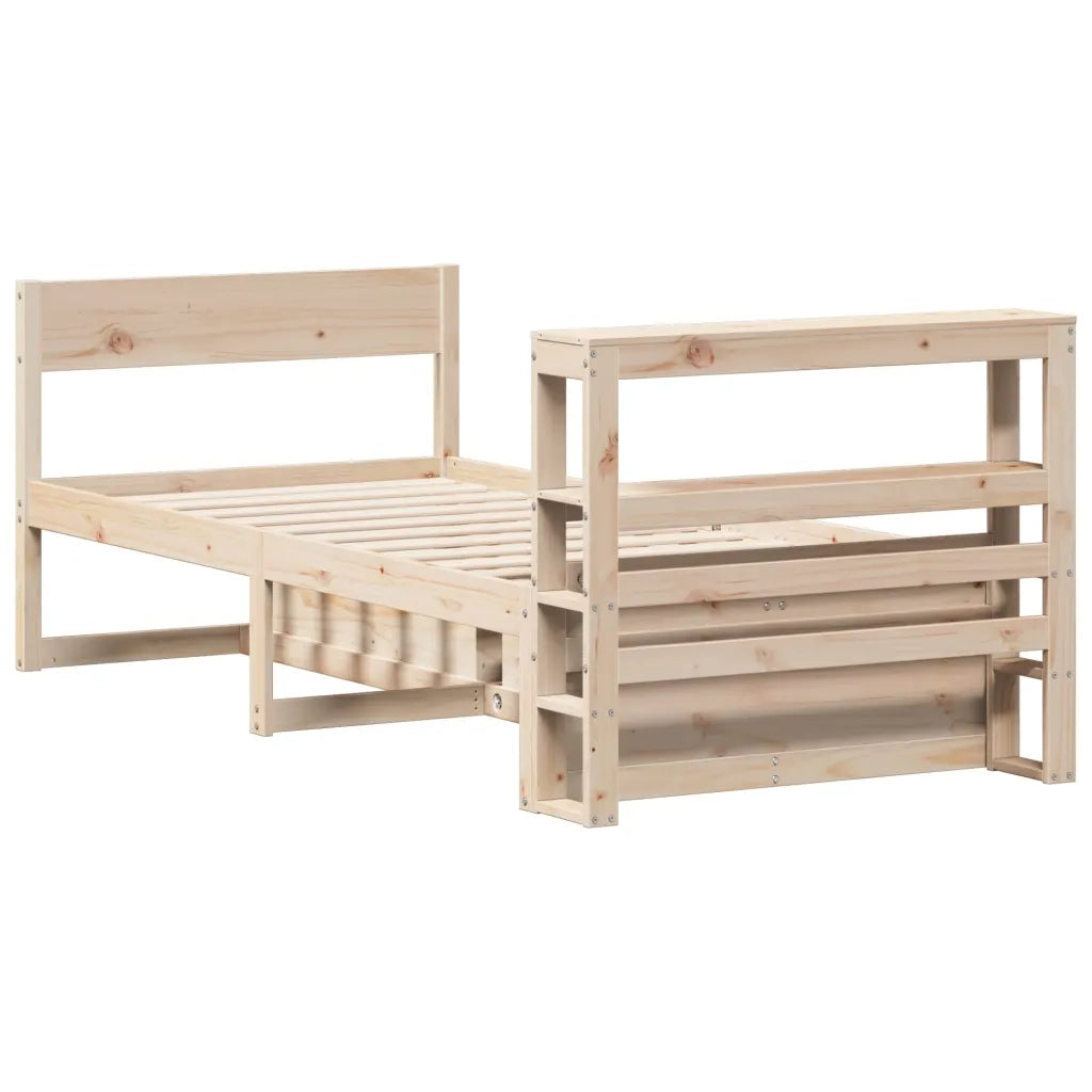 Letto singolo | Letto per adulti | Letto senza Materasso 90x190 cm in Legno Massello di Pino