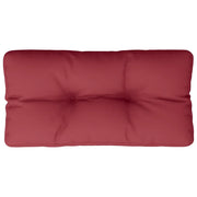 Cuscino per pallet | Cuscini per sedie Rosso Vino 70x40x12 cm in Tessuto