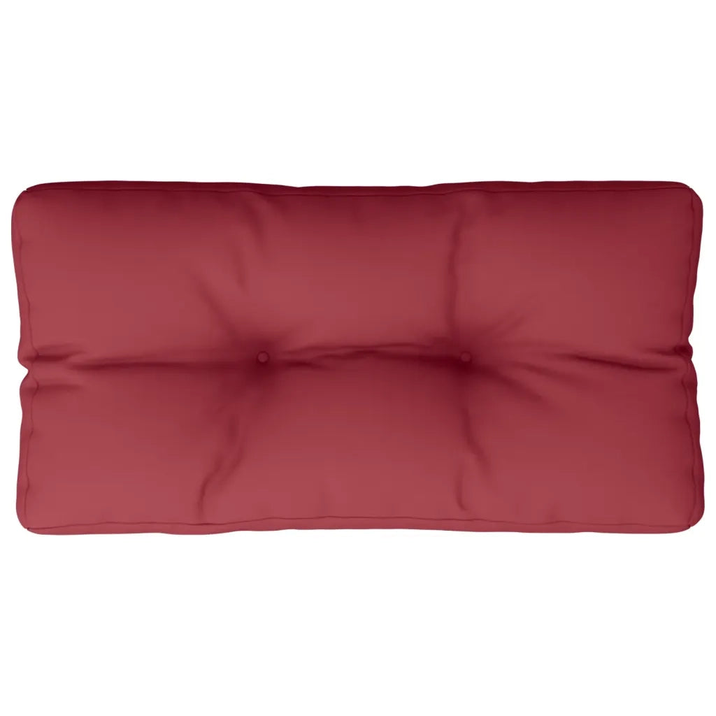 Cuscino per pallet | Cuscini per sedie Rosso Vino 70x40x12 cm in Tessuto