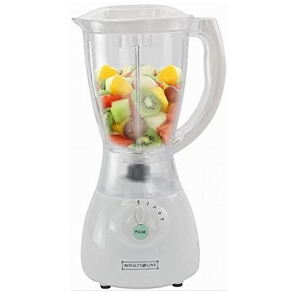 Trade Shop - Frullatore Capacita' 1,5 Litri 500 Watt Bianco Con 4 Velocita' Robot Da Cucina -
