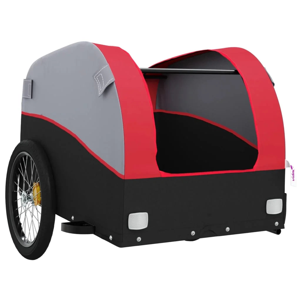 Carrello rimorchio trasporto biciclette 45 kg ferro rosso 02_0044184