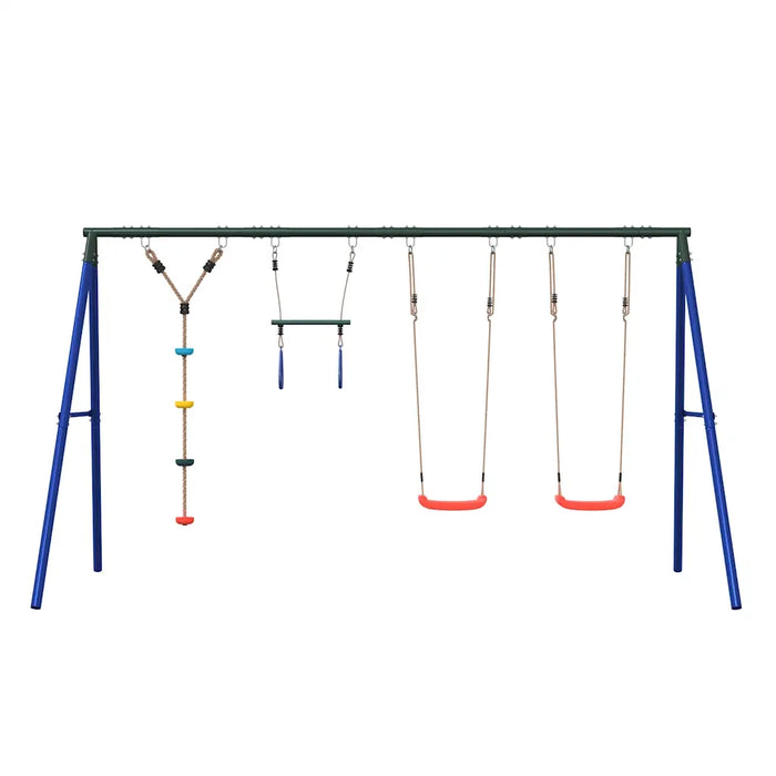 Set Gioco da Esterno con Altalene Trapezio e Altalena a Disco 3283626