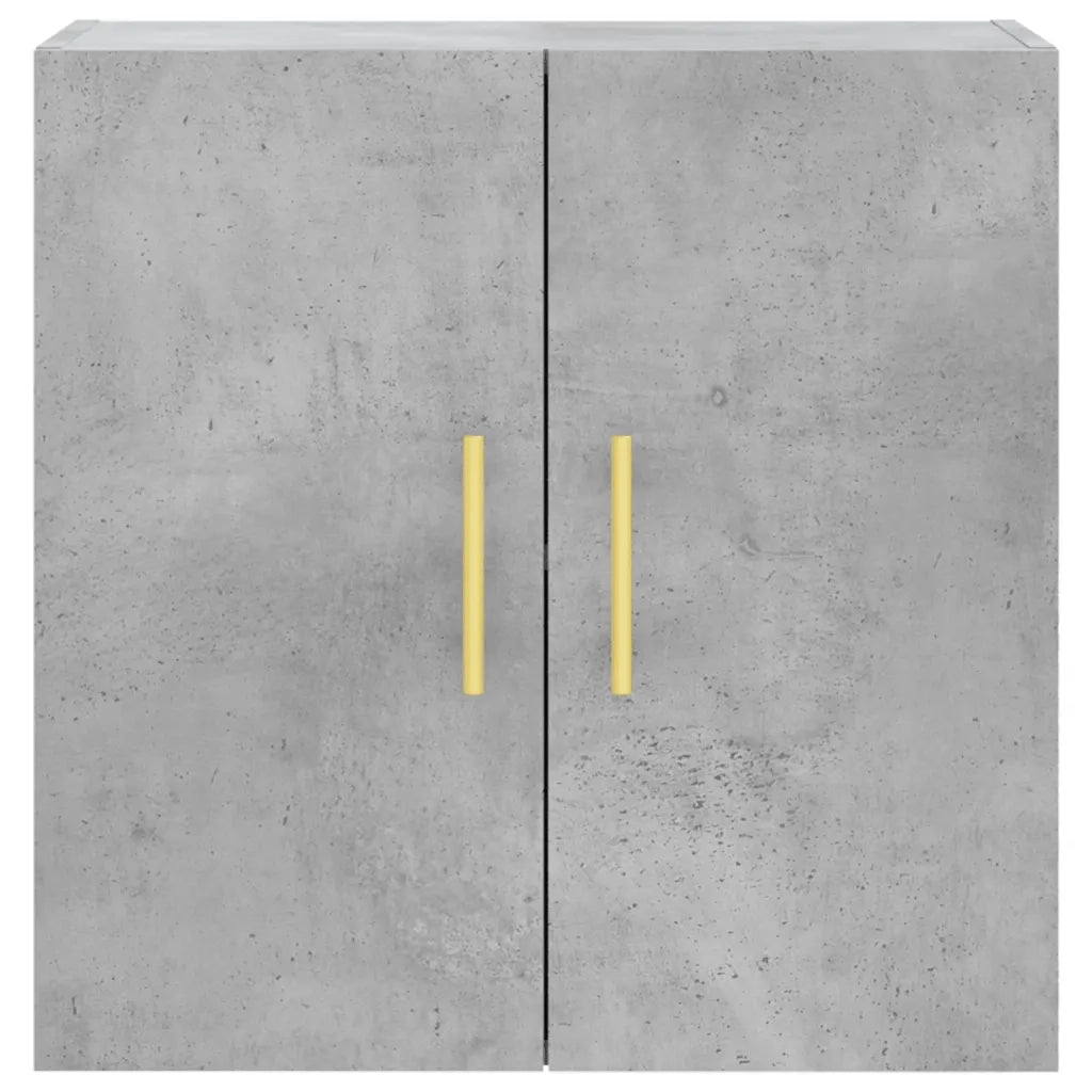 Mobile contenitore moderno a parete pratico 60 x 31 x 60 cm in legno composito grigio cemento 02_0048794