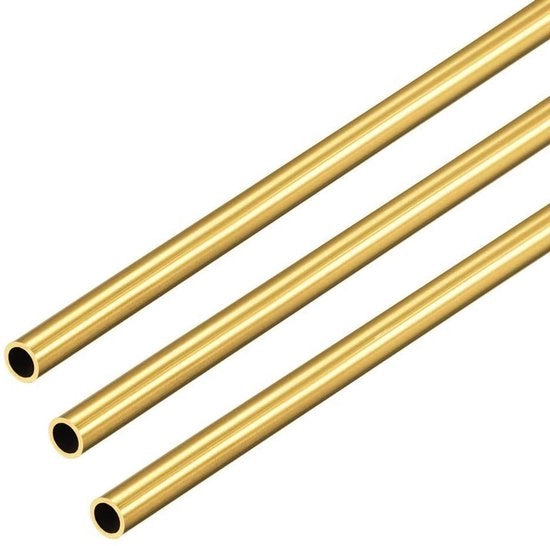 Tubo metallico 12 mm OD - 0,5 mm spessore - 300 mm lunghezza - tubo senza saldatura - alta resistenza - per progetti DIY