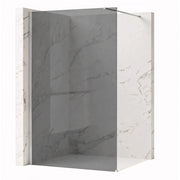 Parete Doccia Rea Flexi Grey / Chrome 80