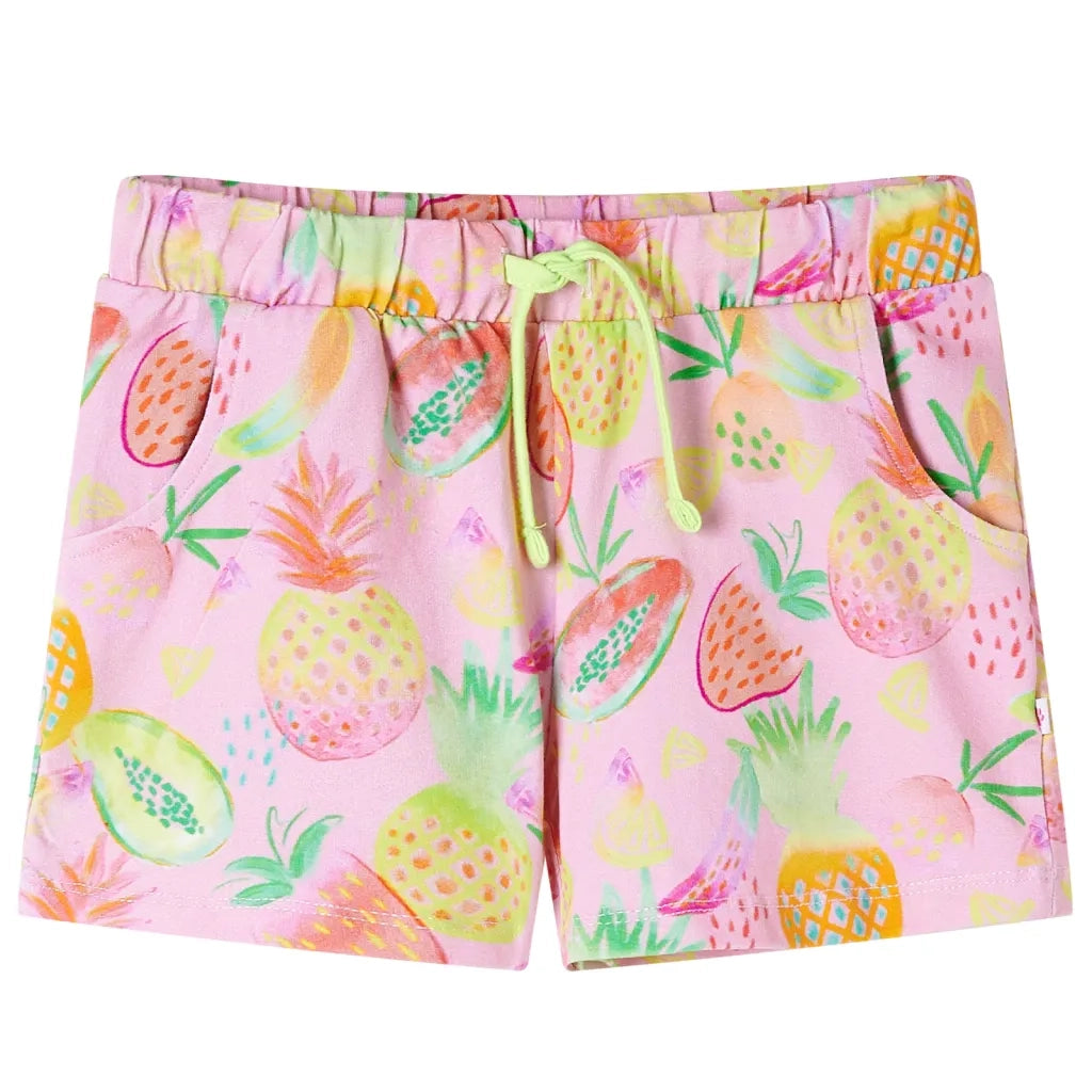 Pantaloncini per Bambini con Coulisse Rosa Tenue 140cod mxl 133717