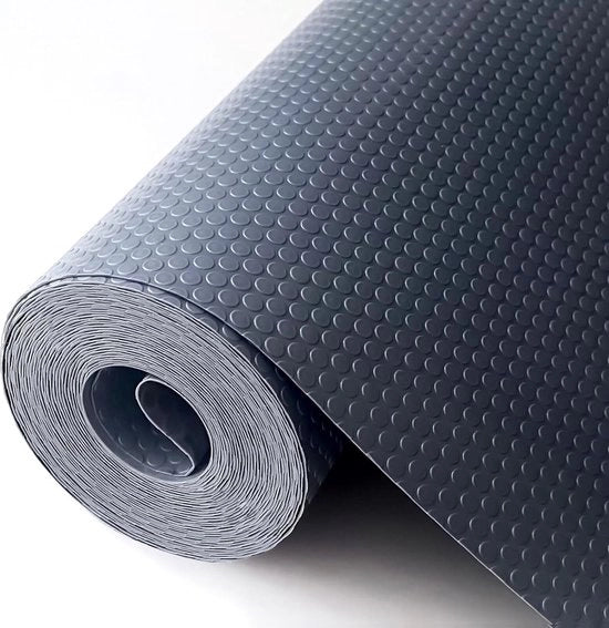 Matte per cucina 60x600cm per cassetti adattabile per taglio su misura, tappeti in EVA per cassetti, mensole e armadi (grigio, 60x600cm)