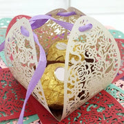 Decoro per Feste - 50 Pezzi - Dozzina di Regali - Lussuosi Fiocchi - Contenitore per Cioccolato e Confetti - Ideale per Feste e Regali - Scatole di Sorprese