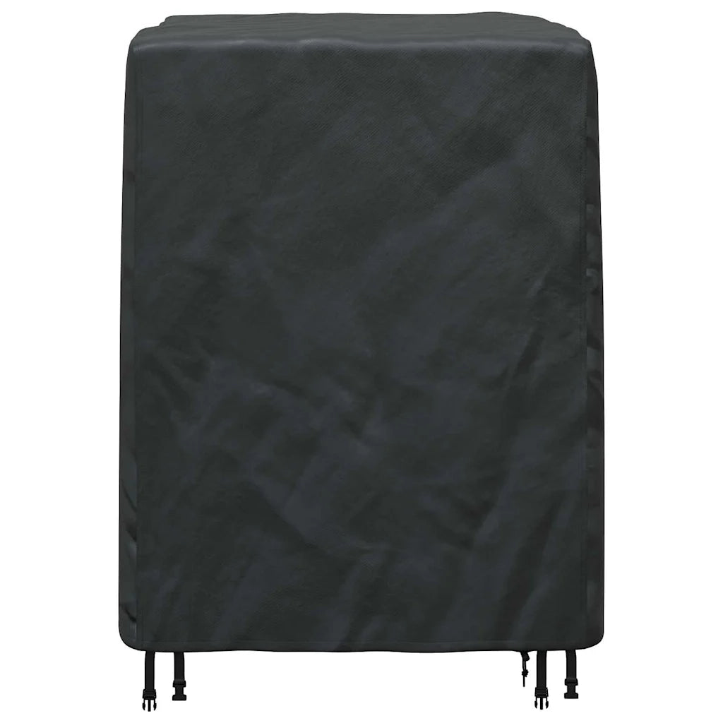 vidaXL Copertura per mobili da esterno Nero 116 x 100 x 120 cm 210D