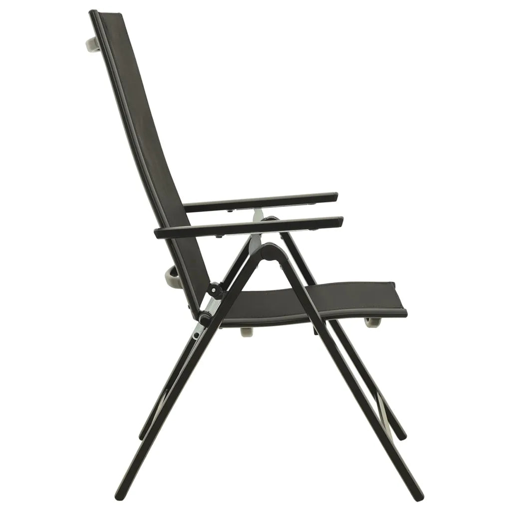 Set Mobili da Pranzo per Giardino 5 pz in Alluminio Antracite 3070633