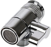 Adattatore per doccia a 3 vie - Accessorio da doccia - Adattatore per docciaschiuma - Adattatore per doccia a coda di cavallo - Convertitore per rubinetto da doccia - Adatto per rubinetto da lavabo