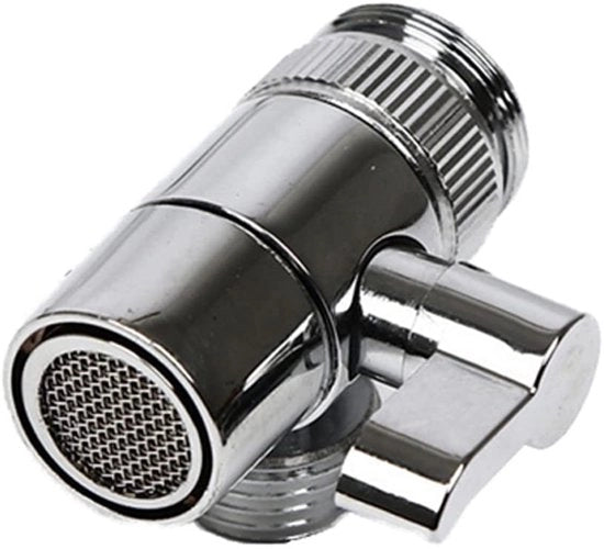 Adattatore per doccia a 3 vie - Accessorio da doccia - Adattatore per docciaschiuma - Adattatore per doccia a coda di cavallo - Convertitore per rubinetto da doccia - Adatto per rubinetto da lavabo