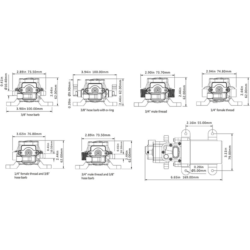 Autoclave autoaspirante flopower 12 volt barca camper agricoltura