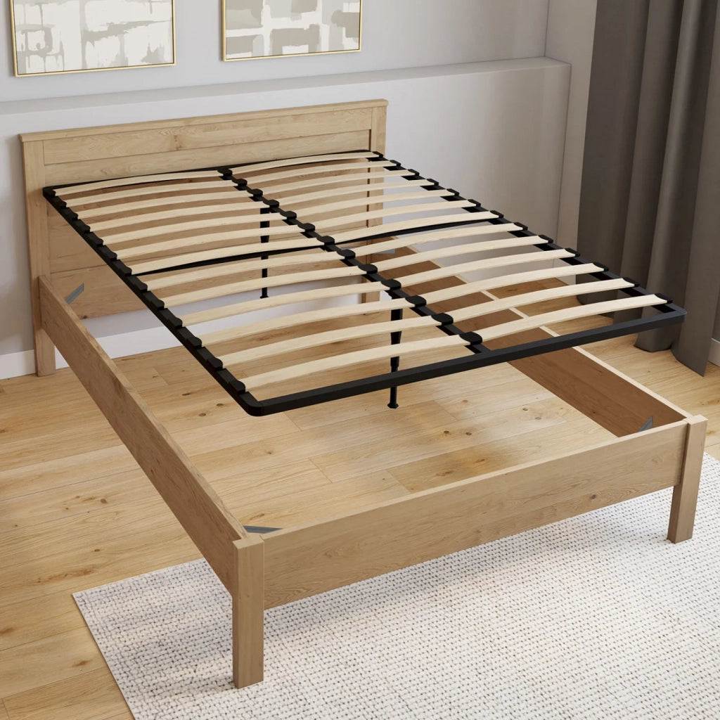 IDMarket - Rete a doghe fisse in metallo 140 x 190 cm