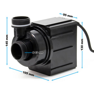 CTM14000 SuperECO Pompa da laghetto 14000l/h 120W per circolazione acqua