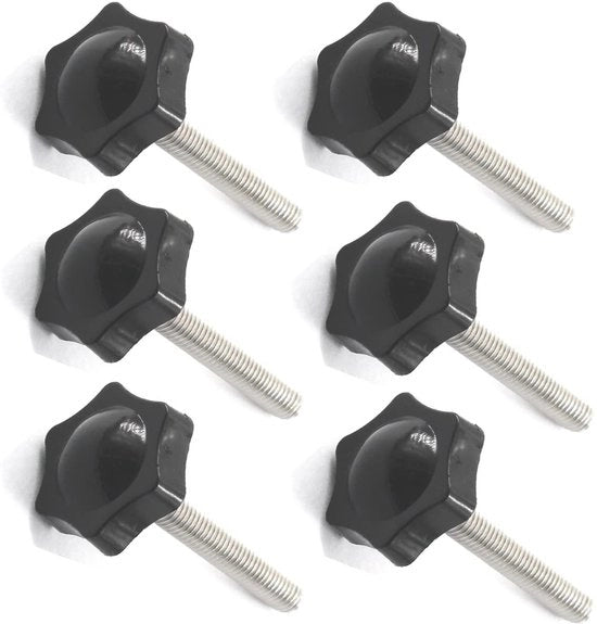 Maniglia a Manopola 38mm - Viti M10 a Boccole - Acciaio Inossidabile - Sostenibile - Facile da Installare - Manopola a Viti