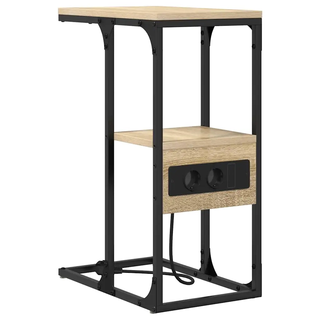 Comodino | Armadio da Notte | Mobiletto da notte con cassetto rovere sonoma 41.5 x 26 x 60.5 cm