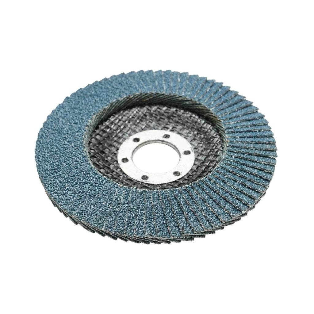 10 Dischi Lamellari Zirconio 115mm P40 per Acciaio INOX Metallo, Dischi Abrasivi, Disco Lamellare Breckner German