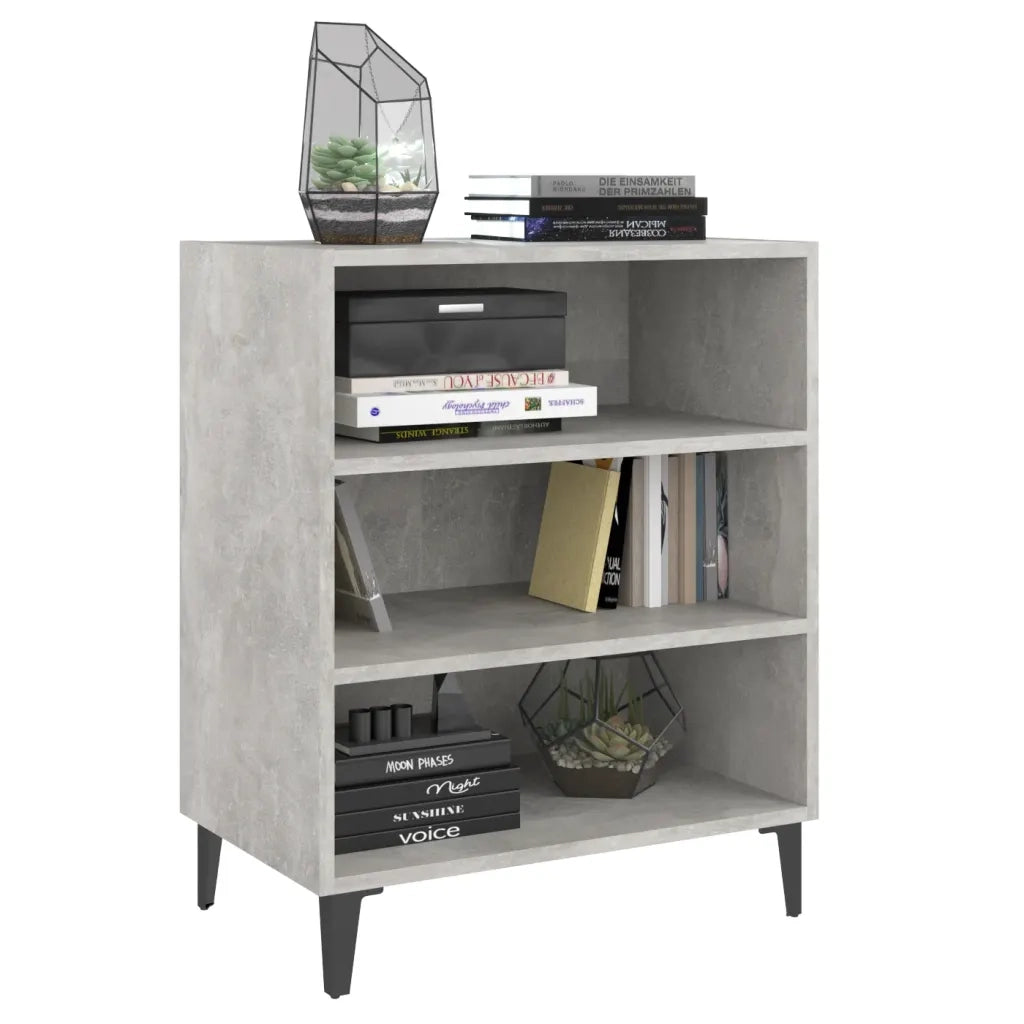 Credenza-Buffet-Armadio da cucina Grigio Cemento 57x35x70 cm in Legno Multistrato 735024
