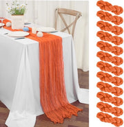Set di Tappeti di Soggiorno a 12 pezzi - Tappeto di Gaiole Orangese per Matrimoni e Feste