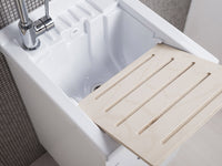 Mobile Lavatoio in ABS 45x60x88 cm 1 Anta Ambrosini Doris Bianco Opaco