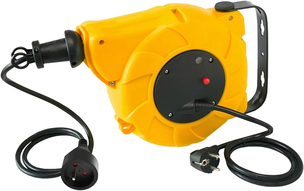 AVVOLGICAVO ELETTRICO AUTOMATICO A MOLLA 15 mt (13+2) - ELECTRALINE