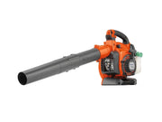 Soffiatore aspiratore a scoppio Husqvarna 125BVX 28cc velocità  aria 76m/s