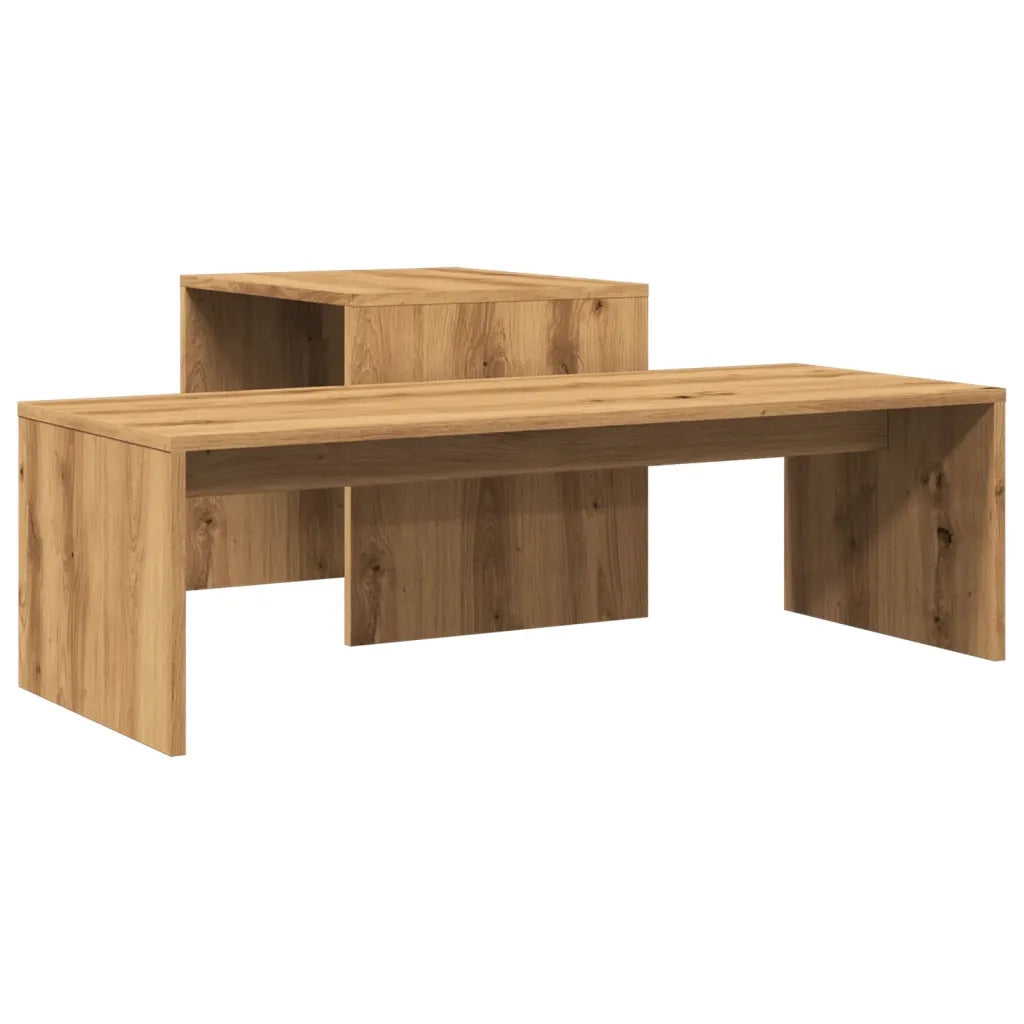 vidaXL Tavolino Salotto Rovere Artigianale 100x48x40 cm in Truciolato
