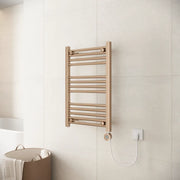 Termoarredo elettrico 700x450 oro rosa interasse 400 | Polaris