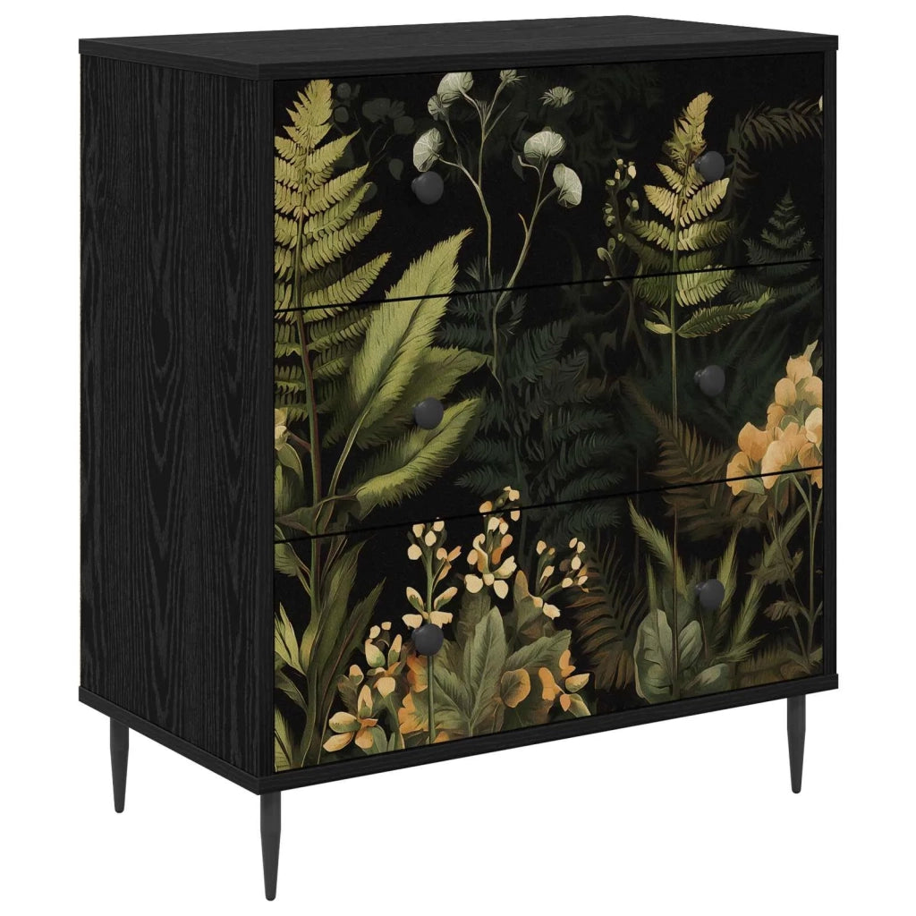 Cassettiera RHENEN Stampa tropicale 66 x 36,5 x 76 cm 8007369