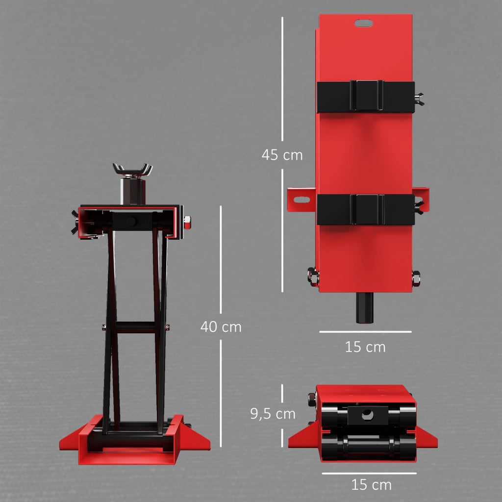 Cricchetto per moto ¨C zephmum ¨C Rosso 500 kg 95-400 mm 45x15x9.5-40 cm
