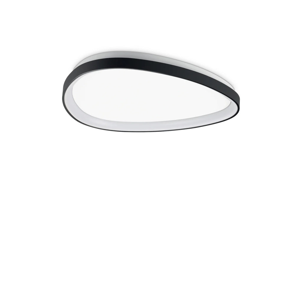 Plafoniera Collezione GEMINI 30W Luce Naturale Nera Dimmerabile Ideal Lux