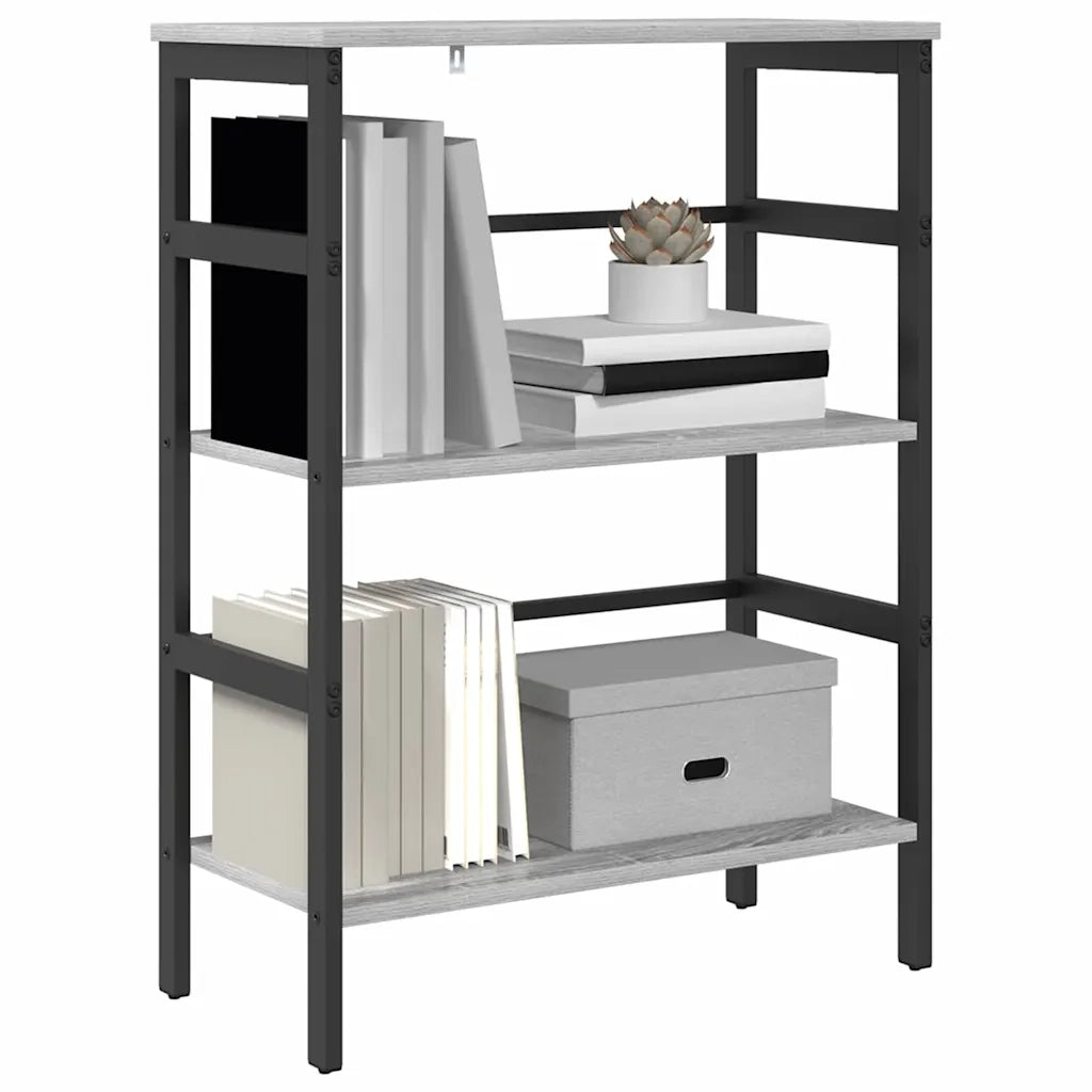 Libreria Grigio Sonoma 60 x 29,5 x 81 cm Legno multistrato 883919