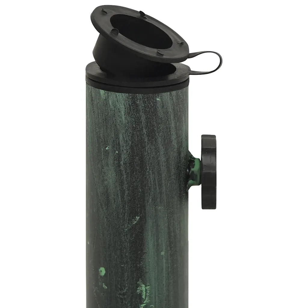 Base per Ombrellone Verde 44x44x31 cm in Ghisa 317760