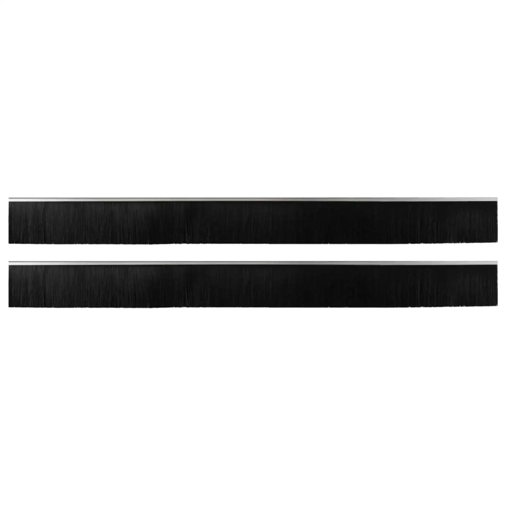 Spazzole per porte autoadesive 2 pz Argento 100 cm CFW7636486