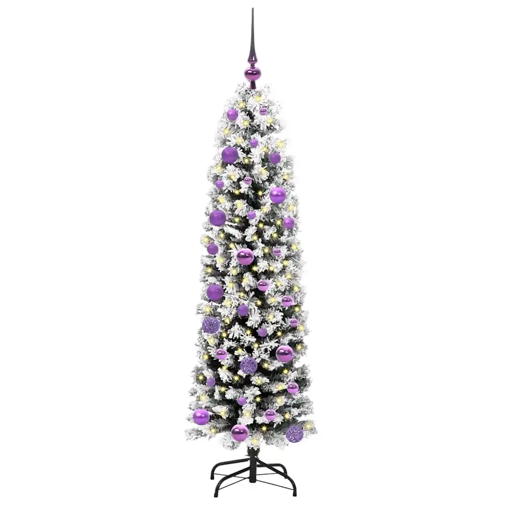 Albero di Natale artificiale con 150 LED Verde 150 cm