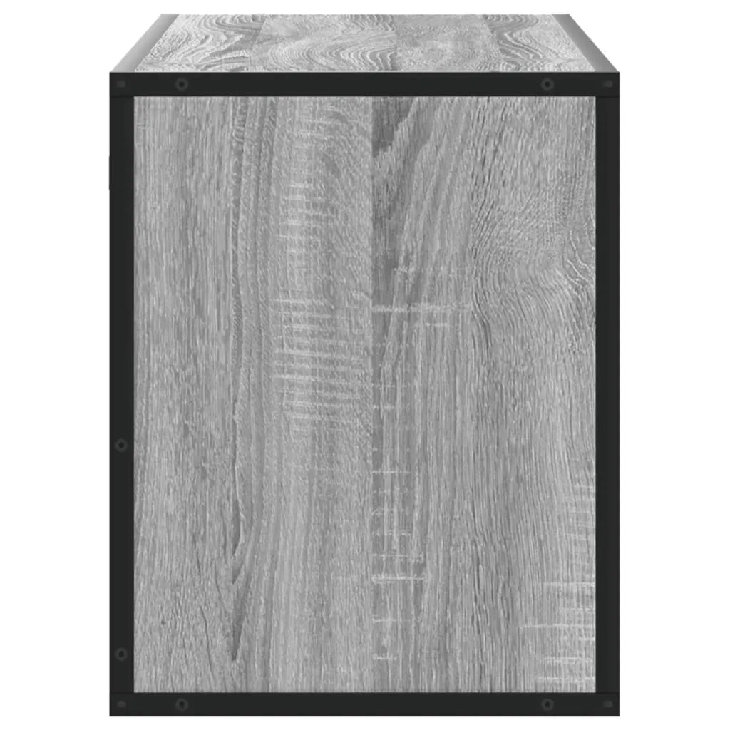 vidaXL Mobile TV Grigio Sonoma 100x31x39,5cm Legno Multistrato Metallo