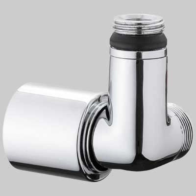 VALVOLA DAFNE TERMOSTATICA AD ANGOLO DX CROMO  1/2  24 x 1.5     ICMA