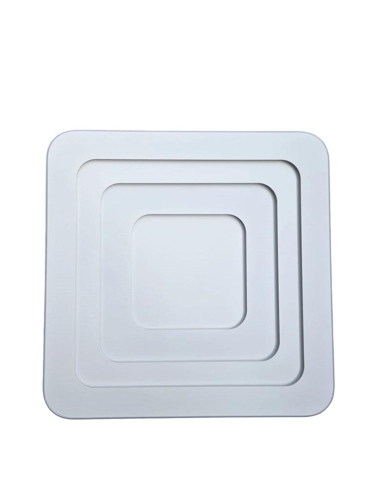 Lampadario Plafoniera Illuminazione quadrata Led Moderno 64W Luce Per Soffitto con telecomando