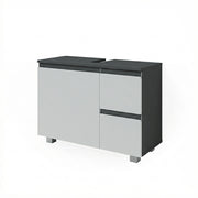Vicco Mobile sottolavabo per bagno Antracite/bianco 80 x 60.8 cm