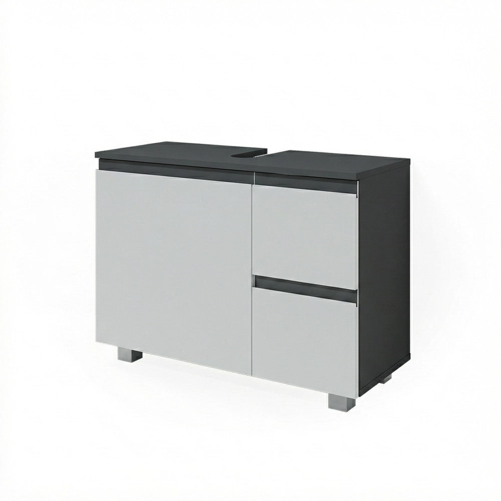 Vicco Mobile sottolavabo per bagno Antracite/bianco 80 x 60.8 cm