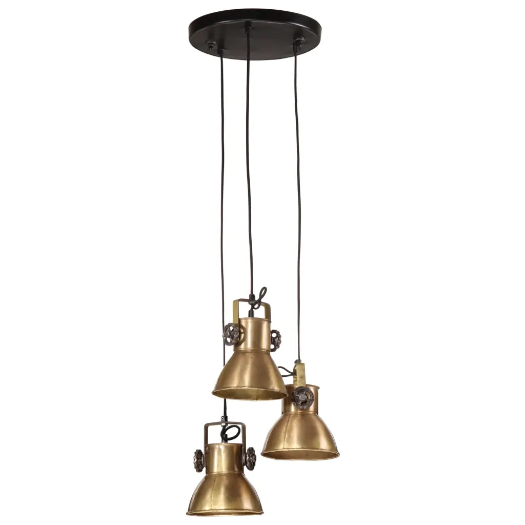 Lampada Pensile 25 W Ottone Anticato 30x30x100 cm E27 CFW5693200