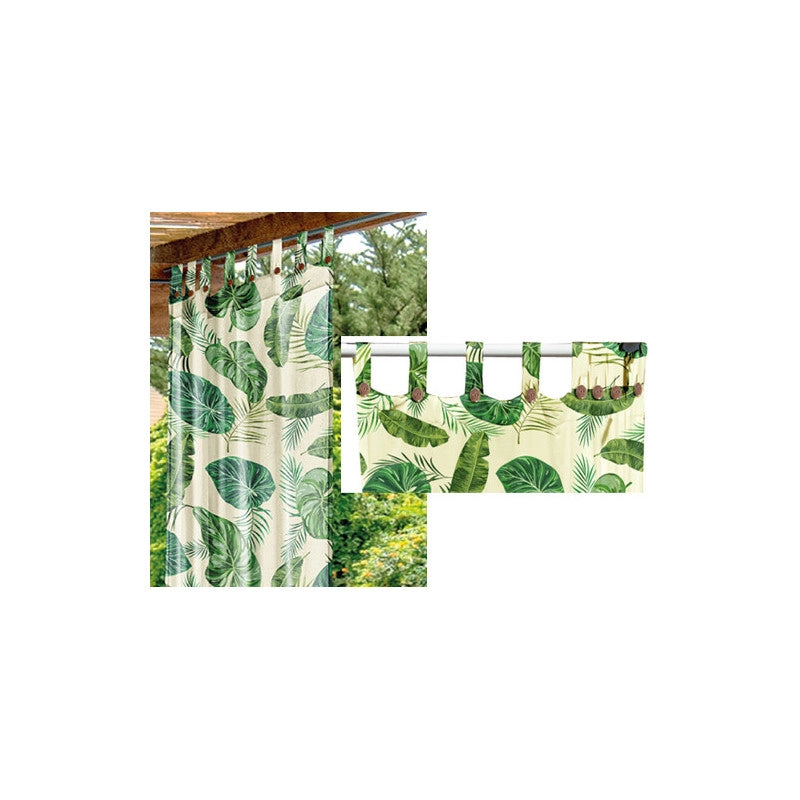 Tenda gazebo idrorepellente tropicale 140x270 cm – Poliestere con passanti e bottoni